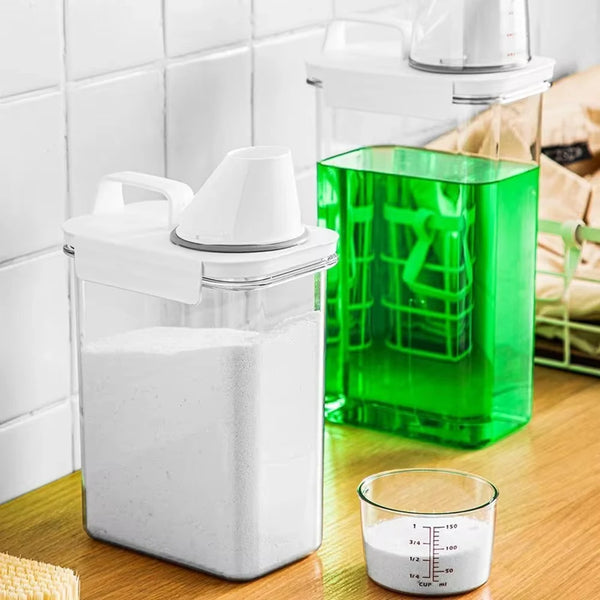 Clear Laundry Detergent Organizer